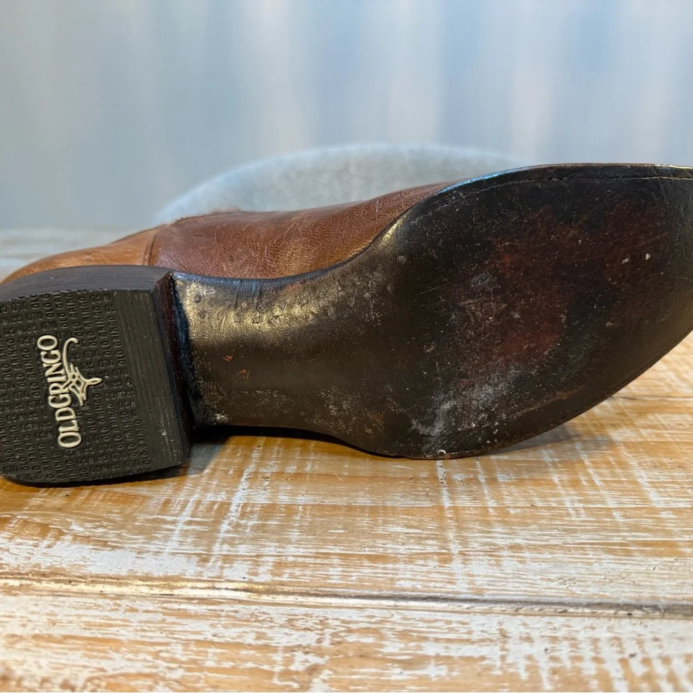 Old Gringo Men’s Leather Cowboy Boots size 12 D - Picture 4 of 8